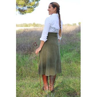 Falda Minerva verde