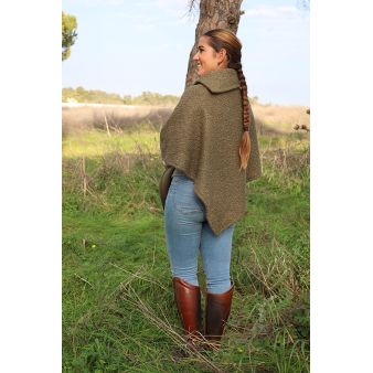 Poncho Toffee verde