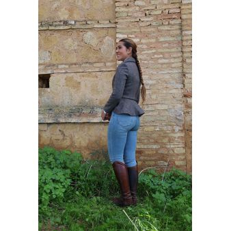 Veste Tavira en mélange marron