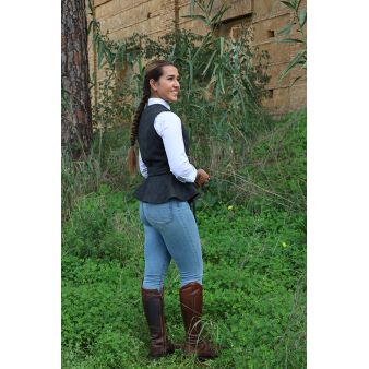 Gilet Lisboa Limited Edition en chevrons gris