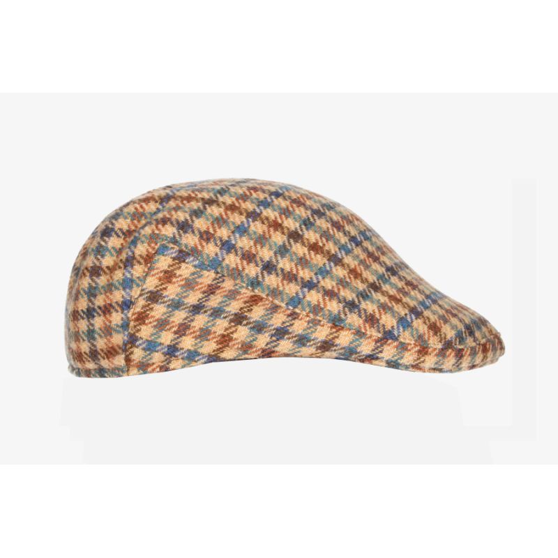 Gorra campera marrón-azul