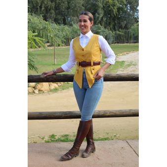 Gilet Diana Jaune Paille