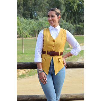 Gilet Diana Jaune Paille