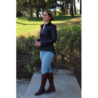 Chaqueta encerada Ambre marrón