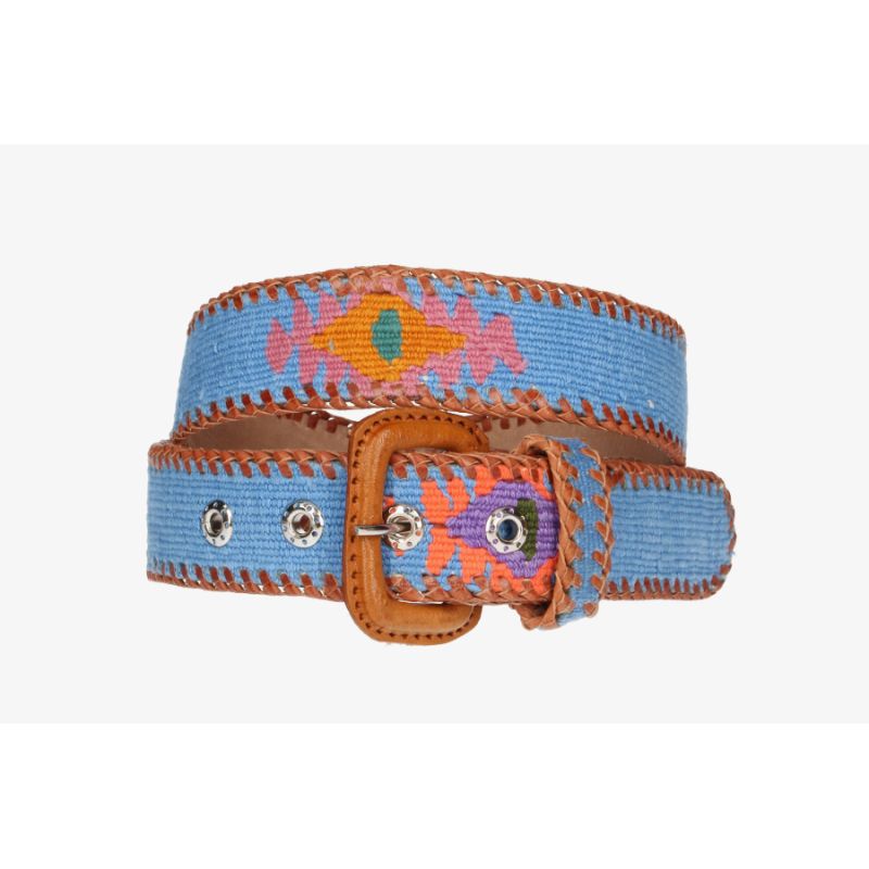 sky blue Naif Model Belt