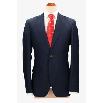 Americana lino azul marino