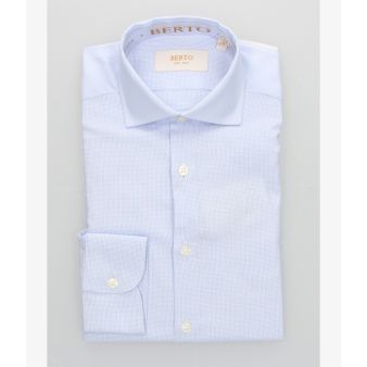 Camisa varilla celeste
