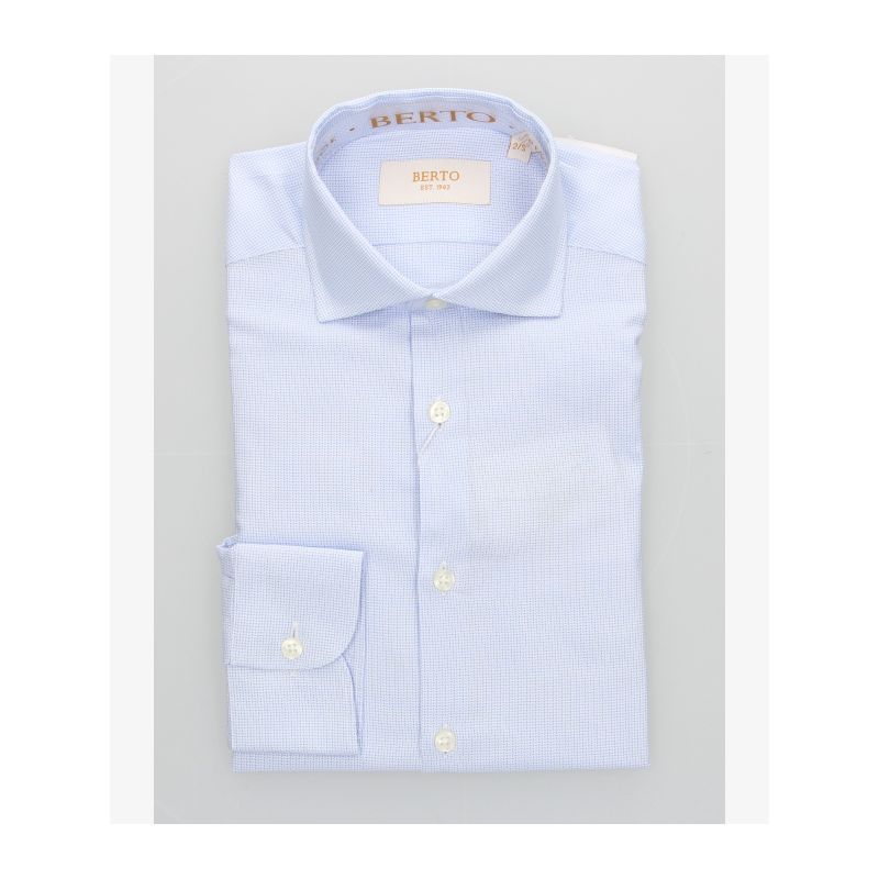 Camisa varilla celeste