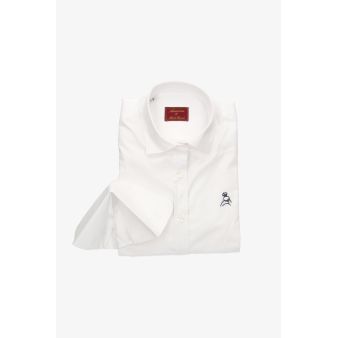 Camisa mujer blanca doble puño