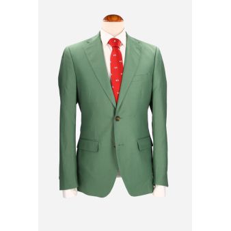 Americana lino verde manzana