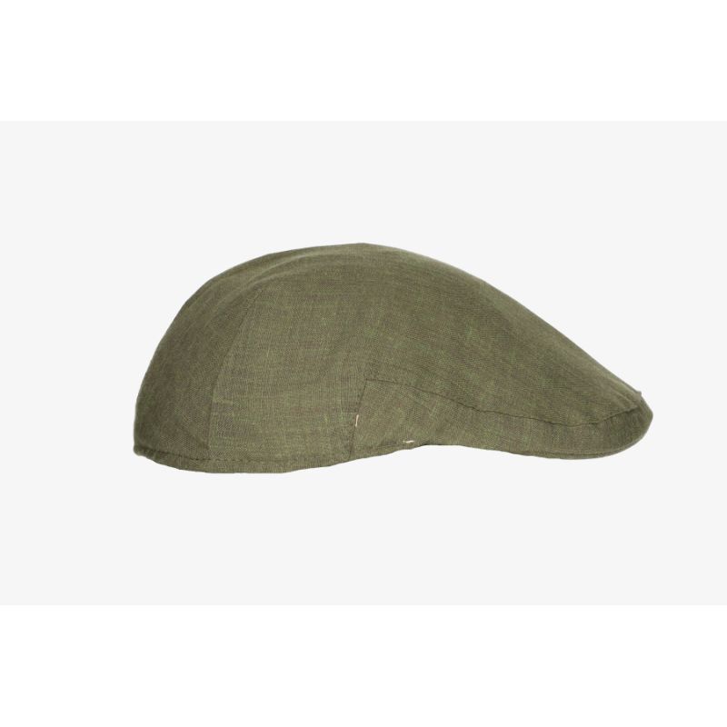 Gorra campera lino verde