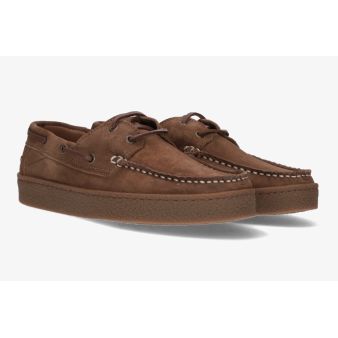 Zapato nautico serraje vison