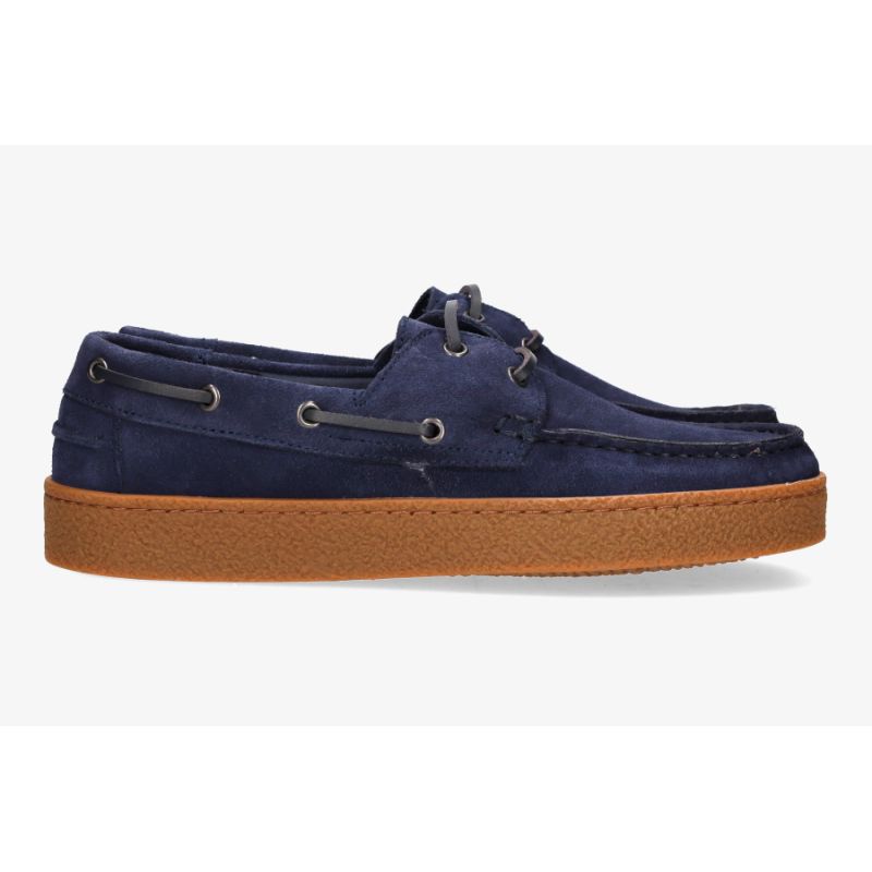Zapato nautico serraje marino