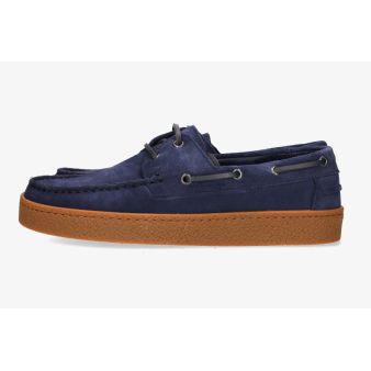 Zapato nautico serraje marino