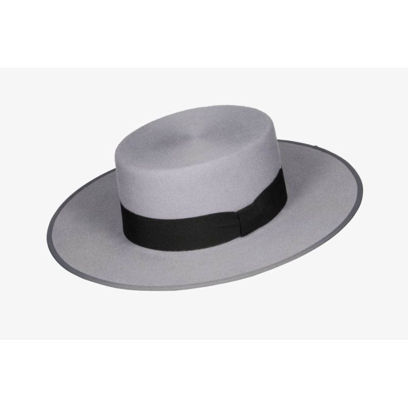 Sombrero Jerez lana plata