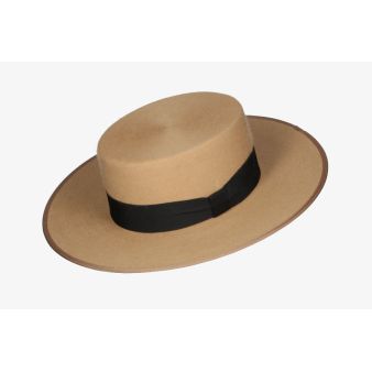 Sombrero Jerez lana nutria