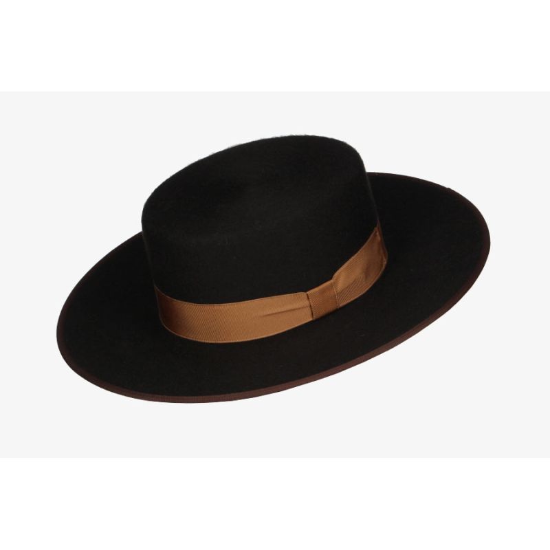 Sombrero Jerez lana marrón chocolate
