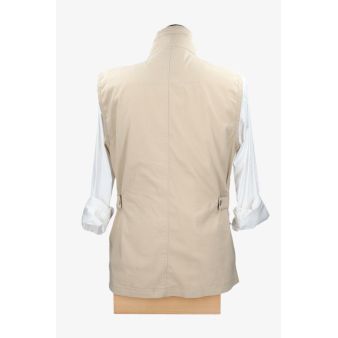 Chaleco Kenia beige