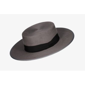Sombrero Jerez pelo gris medio