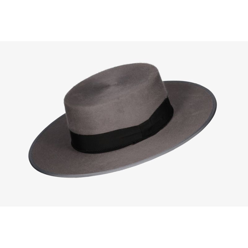 Sombrero Jerez pelo gris medio