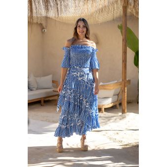 Falda Vendaval Lunar Azul