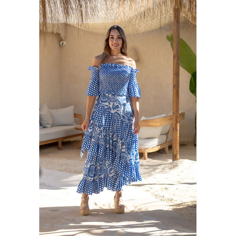 Falda Vendaval Lunar Azul