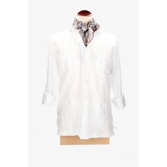 Camisa Cubana Blanca