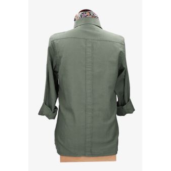 Camisa cubana kaki