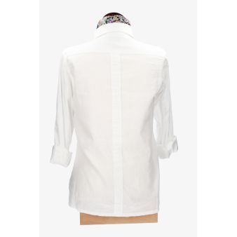 Camisa cubana blanco