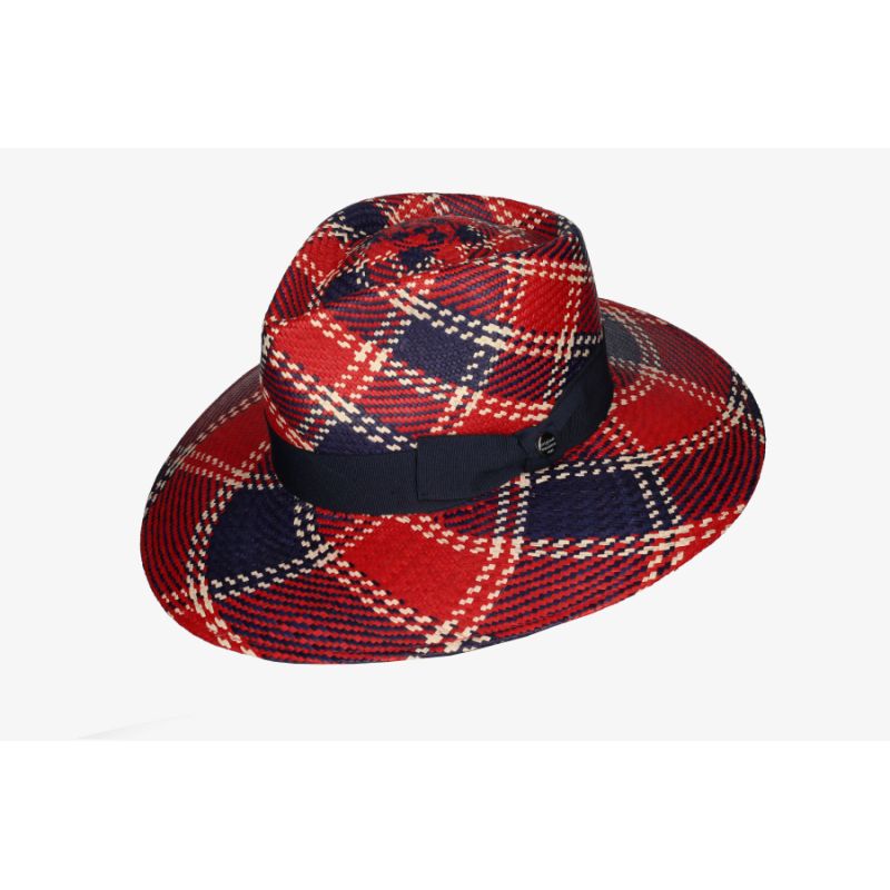 Sombrero Australiano Juliana rojo-azul