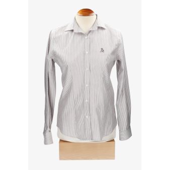 Camisa mujer rayas marrón...
