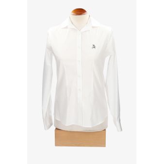 Camisa mujer popelín blanco...