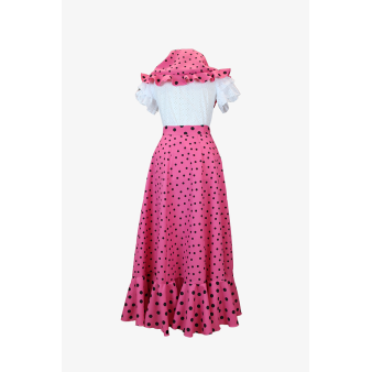 Conjunto Jara en fucsia con lunares
