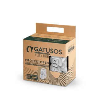 Protetor de boleto de luxo Gatusos com forro de pele em marrom