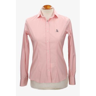 Camisa mujer popelín rosa...