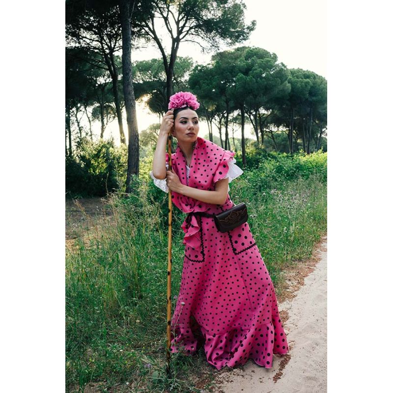 Conjunto Jara en fucsia con lunares