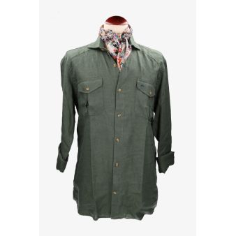 Safari lino verde