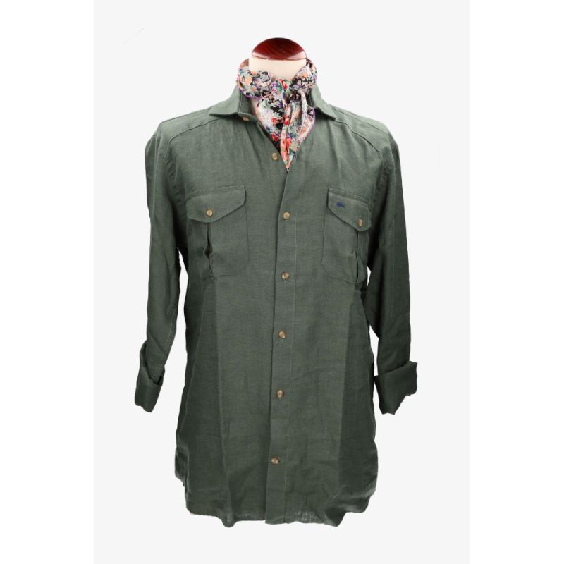 Safari lino verde