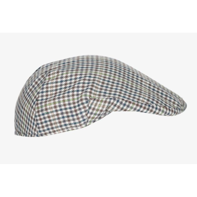 Gorra jorda cuadros verde y gris