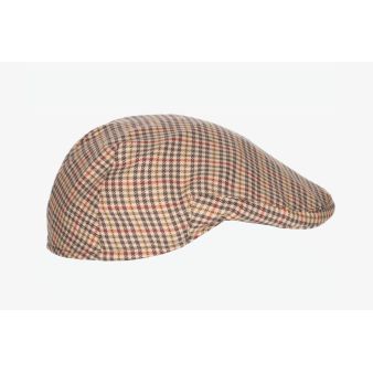 Gorra jorda cuadros marrón