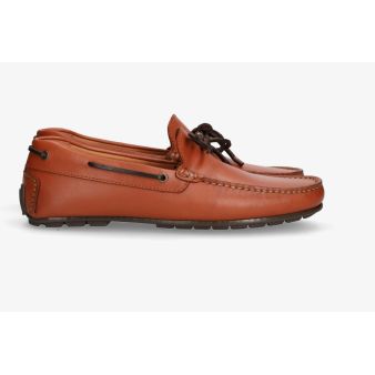 Mocasín lazo piel cuero