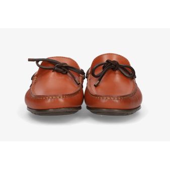 Mocasín lazo piel cuero