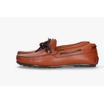 Mocasín lazo piel cuero
