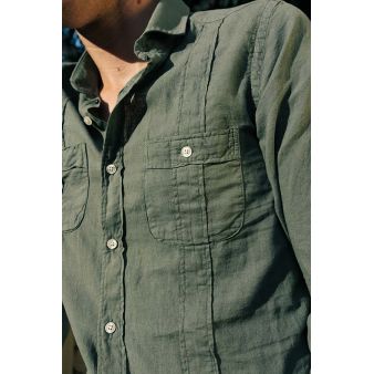 Camisa cubana kaki