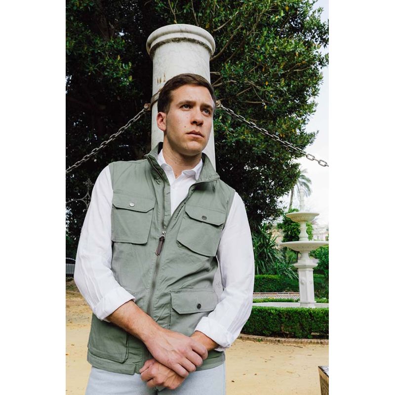 Gilet Kenia vert olive