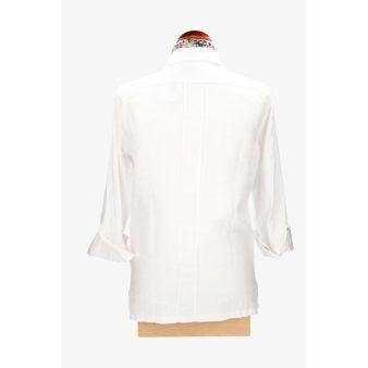 Camisa guayabera lino blanca