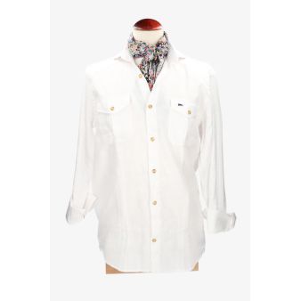 Safari lino blanco