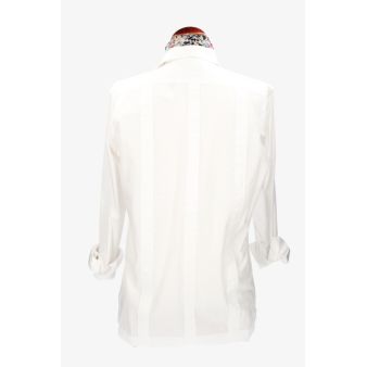 Camisa guayabera algodón blanca