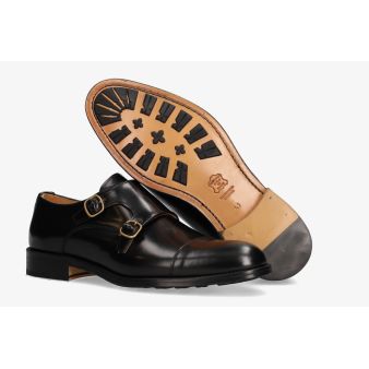 Copete dos hebillas florentic negro