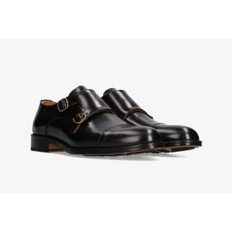 Copete dos hebillas florentic negro